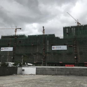 Construction on April 2018