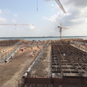 Construction on April 2019